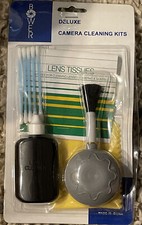 Bower Deluxe Camera LCD Screen Cleaning Kit-brush, Solution, Lens Cloth NEW