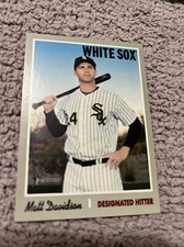 2019 Topps Heritage Matt Davidson #395 Chicago White Sox Baseball Card