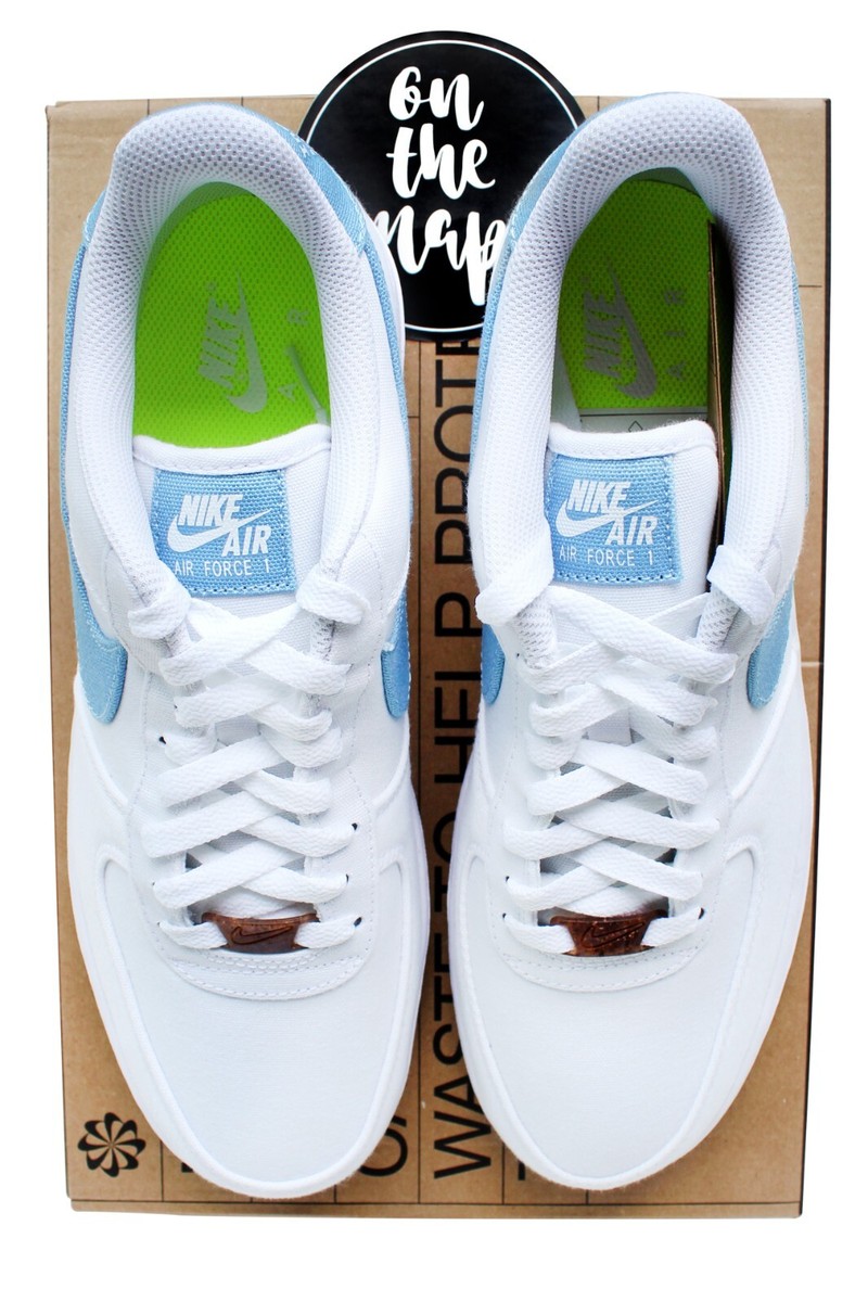Nike Air Force 1 Low W SE White Indigo Blue UK 4 5 7 8 9 10