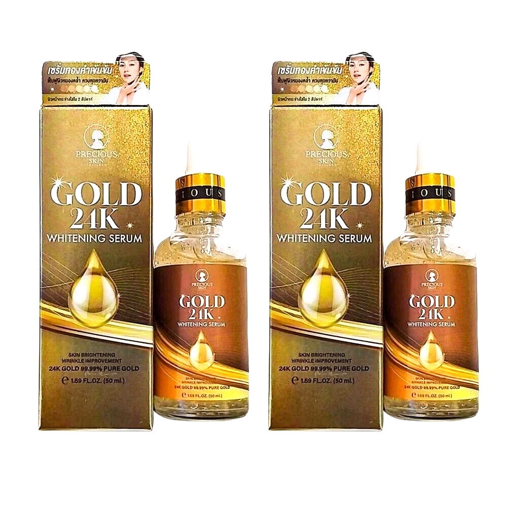 Serum New Box Anti Wrinkle Age Gold 24K Brightening Skin Oz fl 50