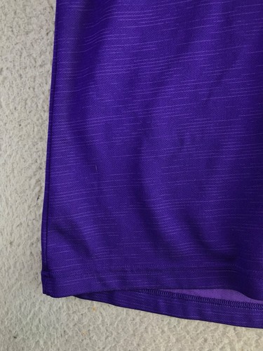 Adidas Shirt Youth XL 20-22 Purple Short Sleeve Polo Collared Golf Logo - Picture 8 of 20