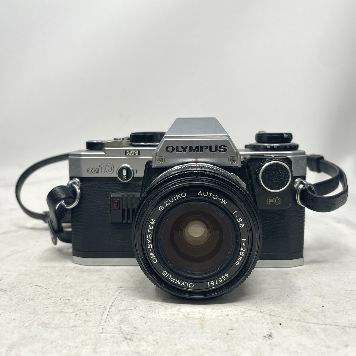 Olympus OM-10 Manual Camera+ Olympus Auto W F3.5 28mm Lens | eBay