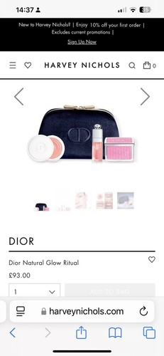Dior Ritual Glow Set Rosy Glow 001 Pink, Lip Oil 001 & Nagelcreme & Tasche -Last 1 - Bild 10 von 11