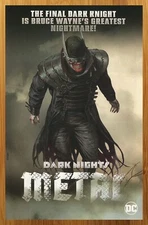 2017 DC Comics Dark Nights Metal Print Ad/Poster Batman Who Laughs Promo Pop Art