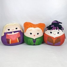 3 NWT Squishmallow Hocus Pocus Sanderson Sisters 12" Disney Plush Halloween