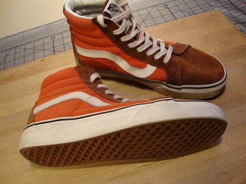 orange suede vans