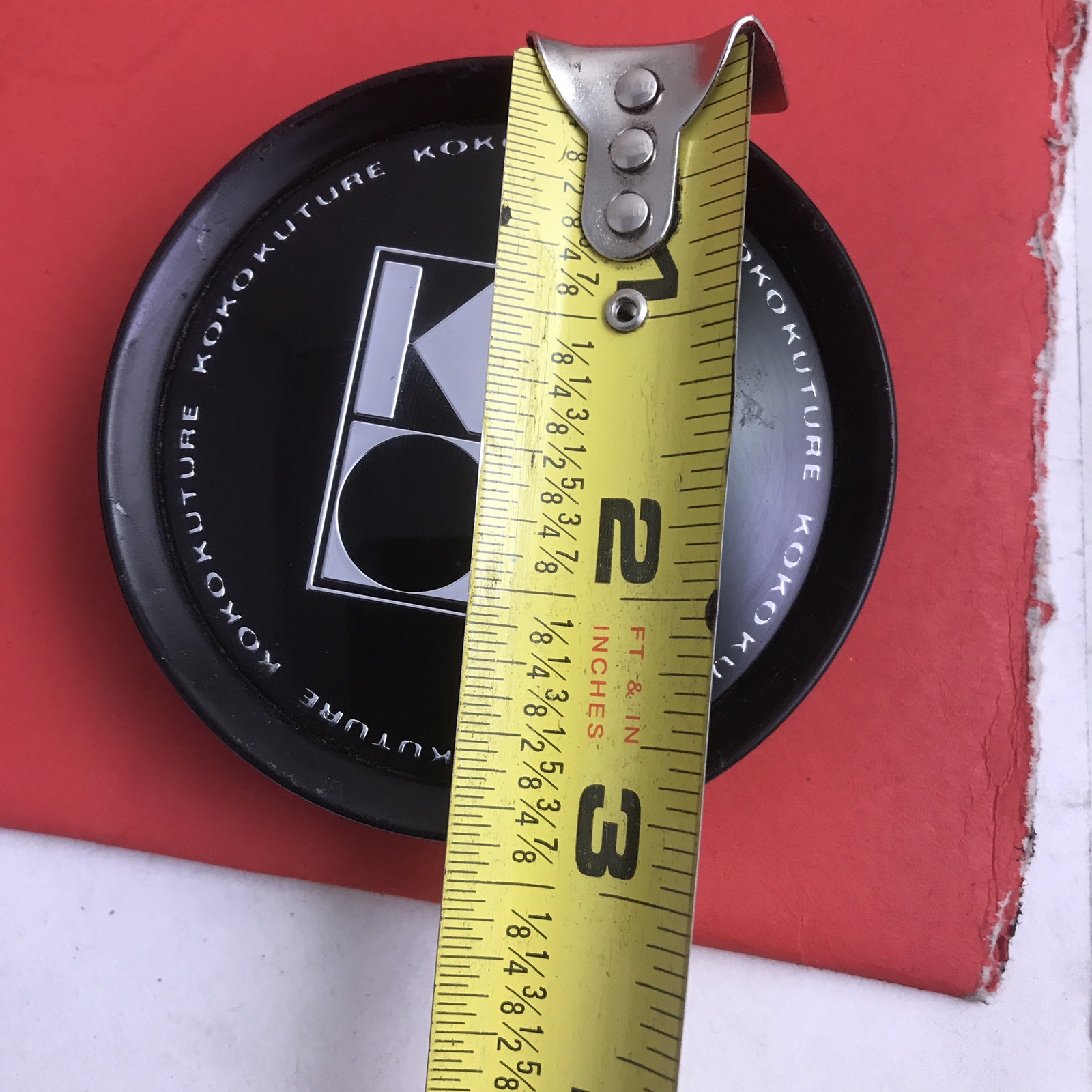 (1) KOKO Kuture Wheels Black Custom Wheel Center Caps S70929 998K75