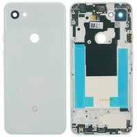 Google Pixel 3A Xl Back Cover Housing Frame Glass Part Camera Lens White
