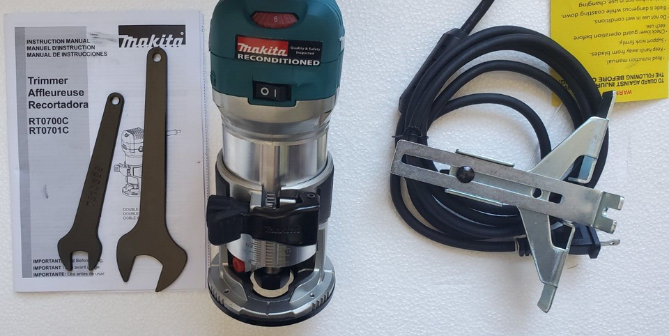 Makita RT0701C 1-1/4 HP variable speed Compact Router 120v 758353348903 ...