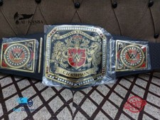 NEW United Kingdom Champion Wrestling Title Replica Belt Adult Size 2mm Brass