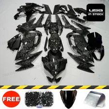 Forged Carbon Fiber ABS Fairing Kit+Bolts For Kawasaki Ninja 650 2020-2025 EX650