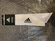 adidas Alphaskin Tie Headband Unisex Tennis Racquet Sports Hairband White NWT