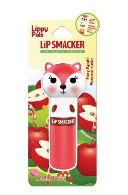 LiP SMACKER LIPPY PALS Lippenpflegstift mit Fuchs Kopf - Foxy Apple Geschmack 