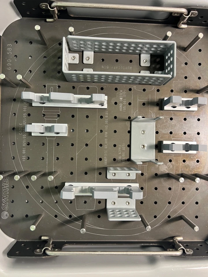 Synthes Neuro Fixation System Sterilization Tray CCMED406 - Image 4 of 4