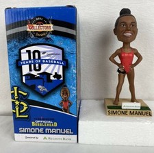 Sugarland Skeeters Simone Manuel Head Bangers Bobblehead SGA 2021  Olympian