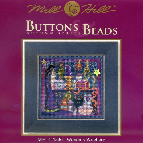Wanda's Witchery Cross Stitch Mill Hill 2014 Buttons & Beads Autumn - Picture 3 of 3