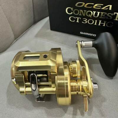 Shimano 18 OCEA CONQUEST CT Digital Display Baitcasting Boat Sea