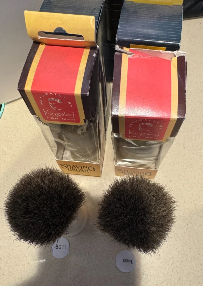 Kingsley Badger Shave Brush SB-8011 & 840  Pure Badger  Or  Pure Bristle Choose Foto 2 de 4