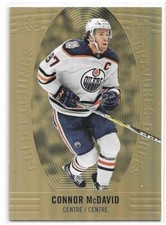 CONNOR McDAVID 2019-20 UD Gold Etchings Hockey card #GE-1 Edmonton Oilers NM