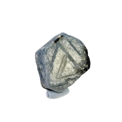 79.45cts RECORD KEEPER Blue Sapphire Triangle Formative Crystal Healing Specimen