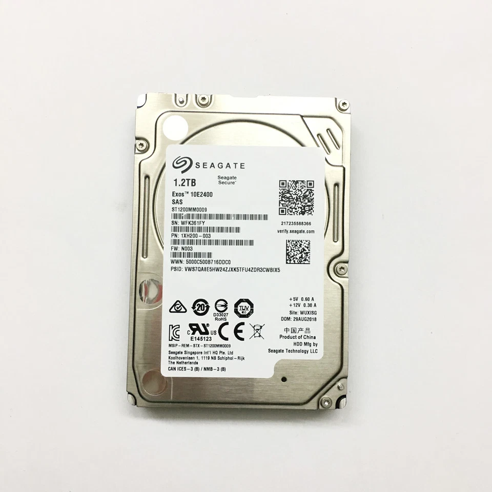 Seagate Exos ST1200MM0009 1.2TB 10000RPM 10K 2.5" 12Gbps 512n SAS Hard Drive HDD - Image 2 of 4