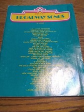 Best in Broadway Songs, 36 Songs, P/V/C Songbook