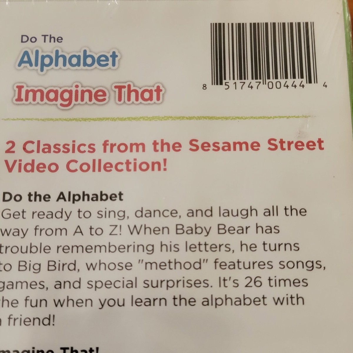 (未使用･未開封品)Sesame Street: Do the Alphabet / Imagine That [DVD] Sesame Street Do the Alphabet DVD-Rare-SHIPS N 24 HOURS