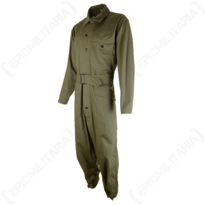 US HBT OD7 Overalls - WW2 American Army Cotton Repro US HBT OD7 Overalls - WW2 American Army Cotton Repro