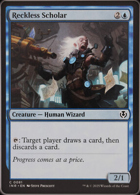 MTG Innistrad Remastered - Reckless Scholar - Regular