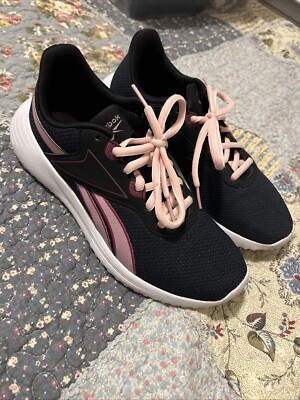 Reebok Womens Lite 3.0 GY3947 Black Running Shoes Sneakers Size 8