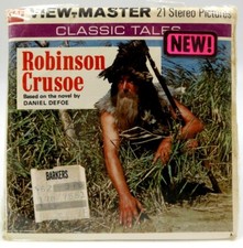 View-Master A438, Robinson Crusoe, Classic Tales, , 3 Reel Set