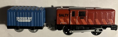 2013 Thomas & Friends Trackmaster Salty & Tender Excellent Condition Works!￼