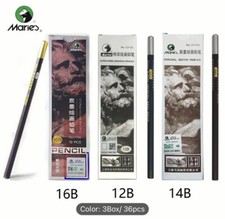 36 Marie s dark charcoal sketch pencils NEW Shipping Included