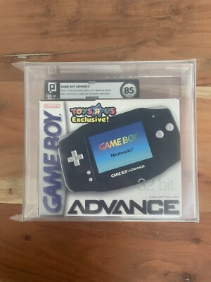 Nintendo Game Boy Advance Jet Black Toys R US Exclusive Pixel 85 Sealed No VGA