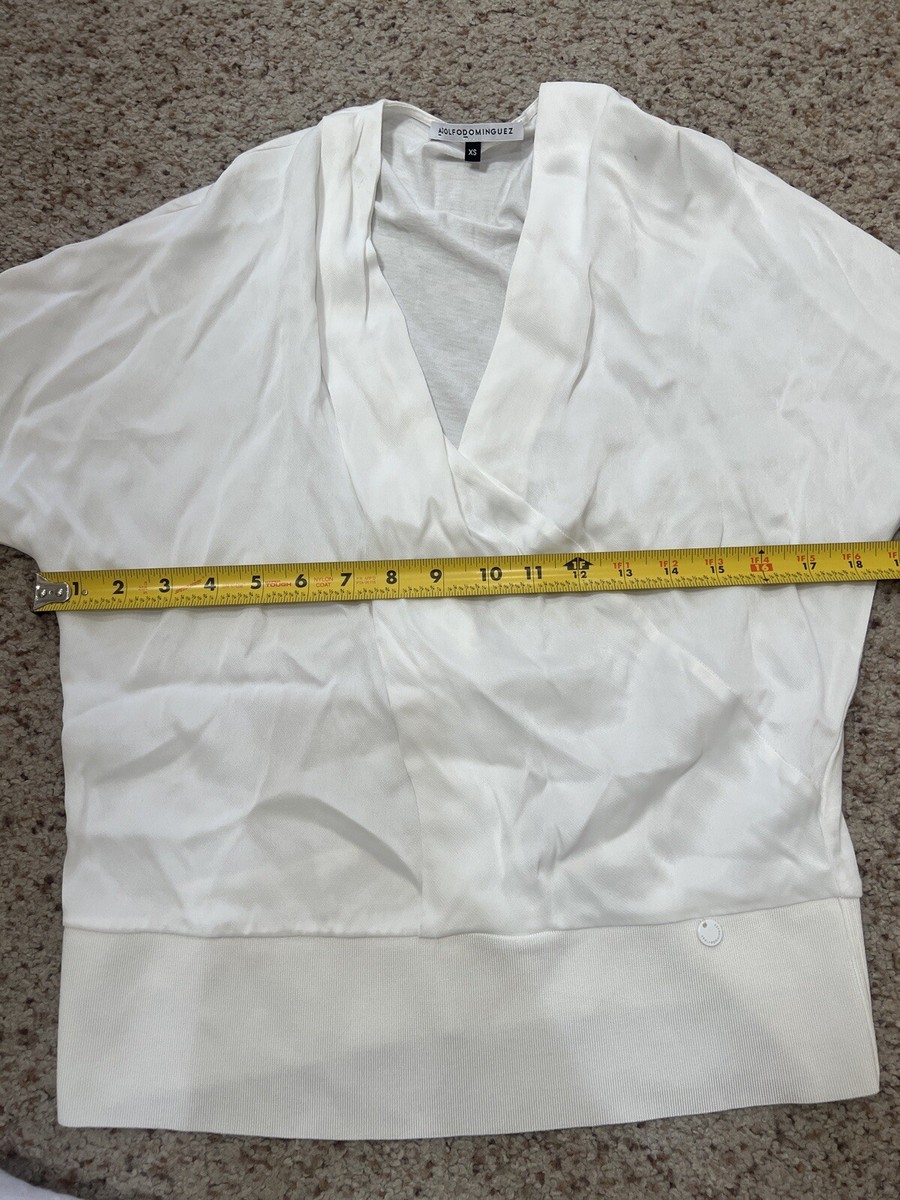 Adolfo Dominguez Women's White Blouses size XS | eBay