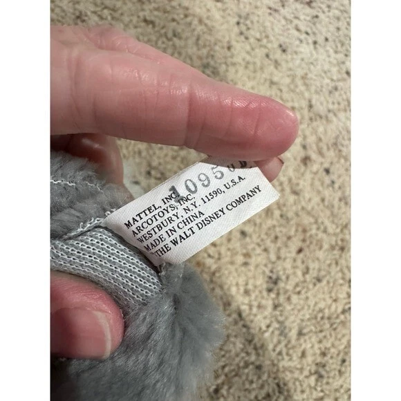 Vintage Arco Disney Mattel Pocahontas Plush Hand Puppet Lot Meeko - Image 4 of 4