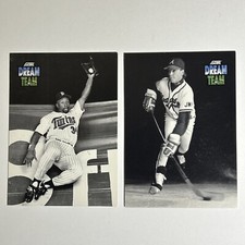 Kirby Puckett Tom Flavone 1992 Score Dream Team #886 & #890 2 Card Lot