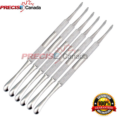6Pcs Dental Periosteal Elevator 7'' Molt 9 Surgical Instruments