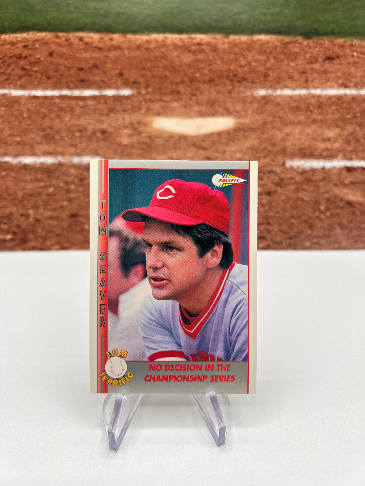 1992 Pacific Seaver #40  Tom Seaver Cincinnati Reds Baseball Card 1992