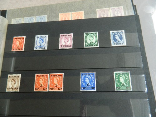 BRITISH COMMONWEALTH MIDDLE EAST STAMPS COLLECTION ON PAGES - Picture 10 of 24