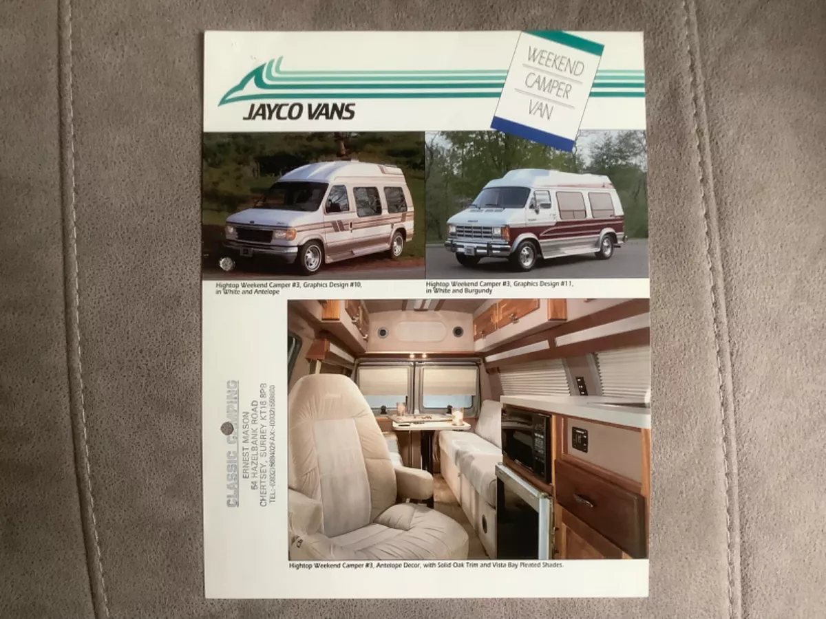 Jayco hotsell conversion van