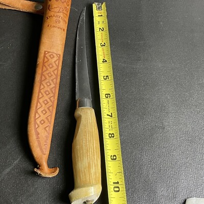 J. Marttiini Made In Finland Fixed Blade Knife Stainless w