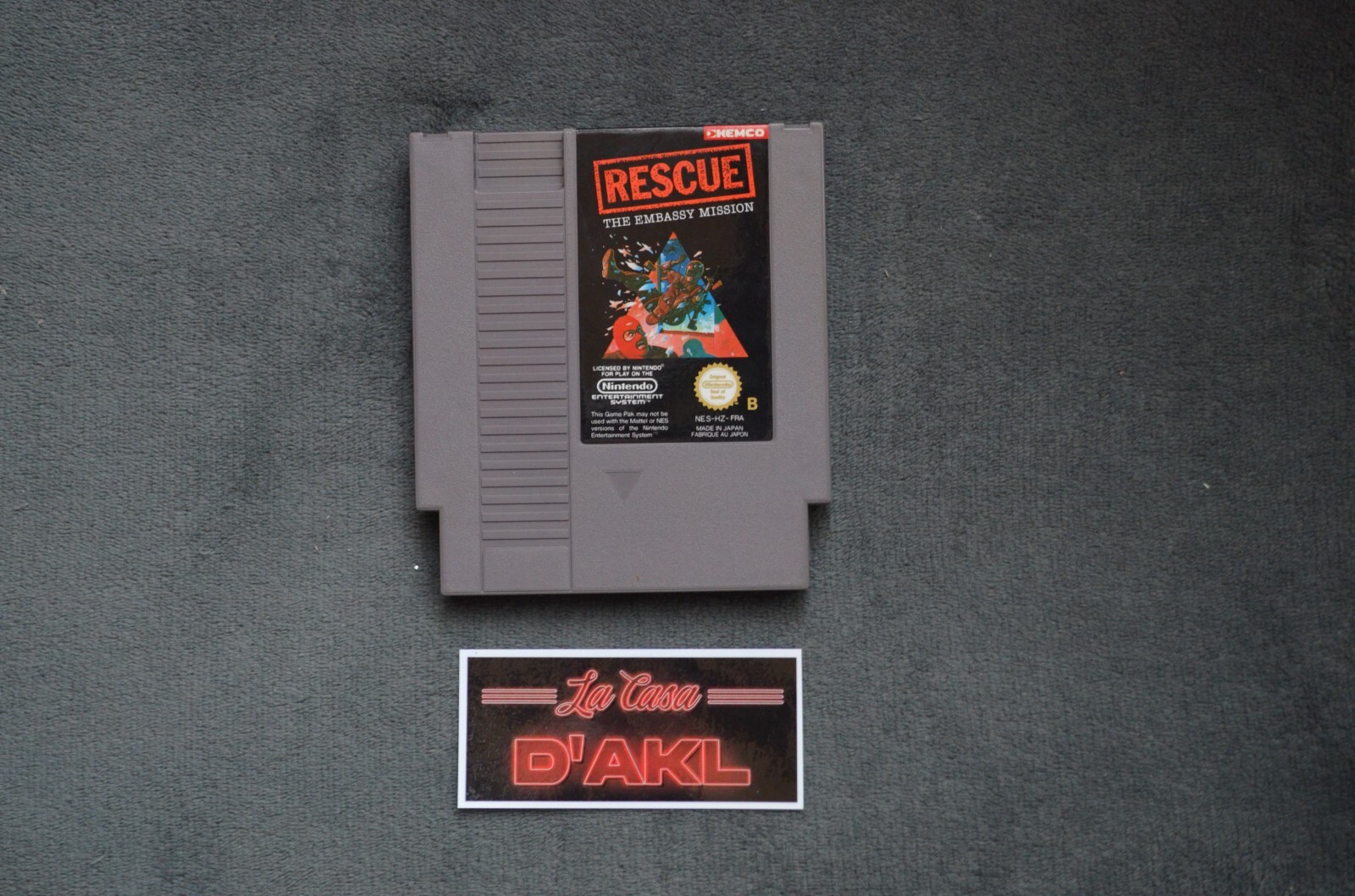 Rescue The Embassy Mission sur Nintendo Nes - loose TBE PAL FRA