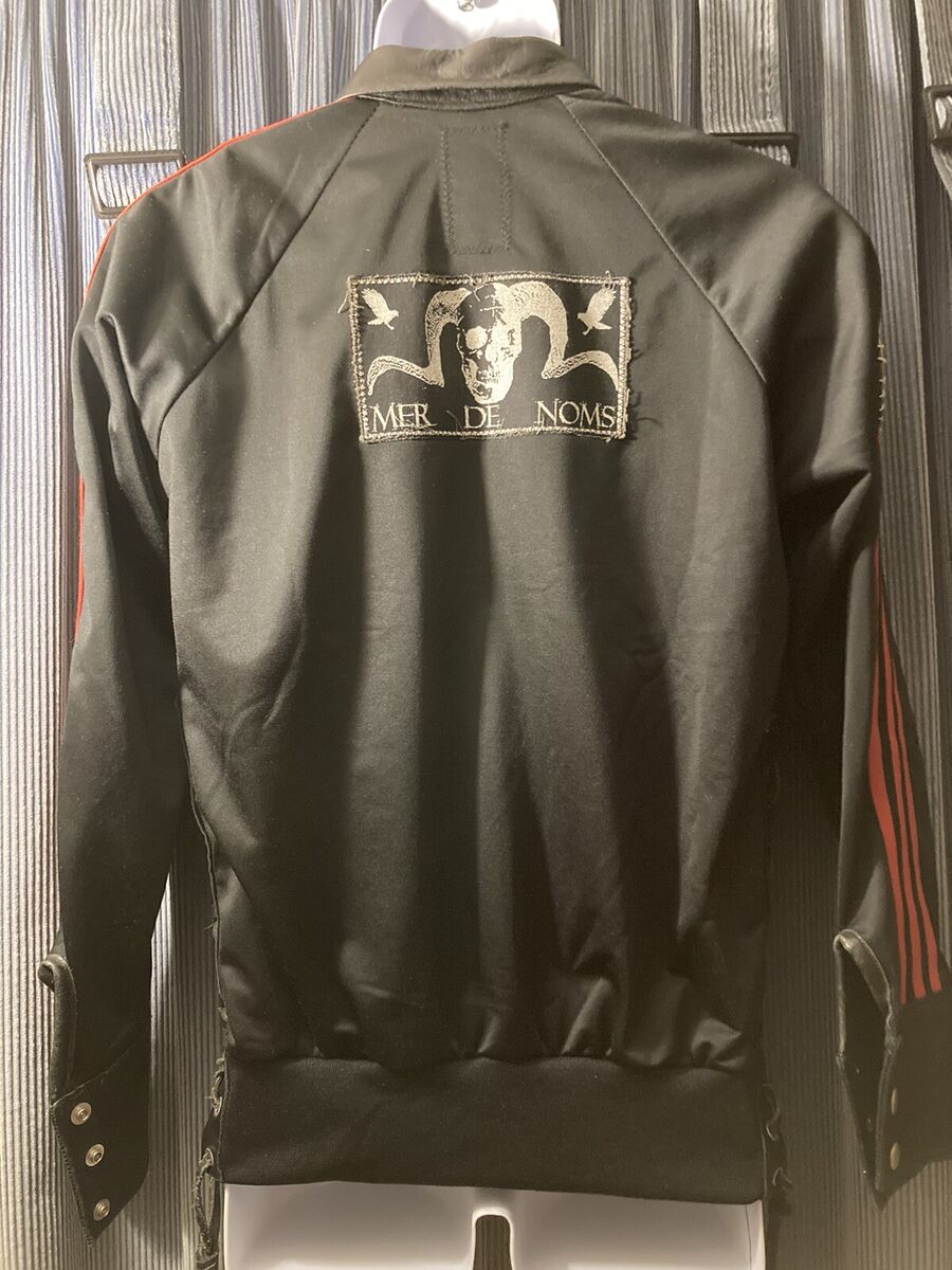 Adidas track jacket vintage designer skate punk Black Flag Adidas track jacket vintage designer skate punk Black Flag