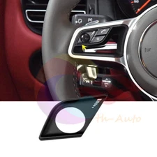 Steering Wheel Left Volume Control Switch Button Cover For Porsche Cayenne Macan