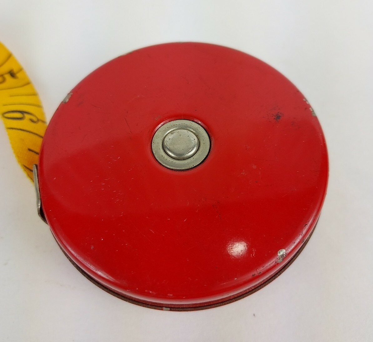 Vintage Walsco 25 Foot Tape Measure Mechanics Pal Sewing Red eBay