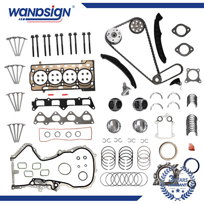 Overhaul Rebuild Kit - Timing Chain Piston For VW Audi 1.4 TSI CAV CTH BLG BMY