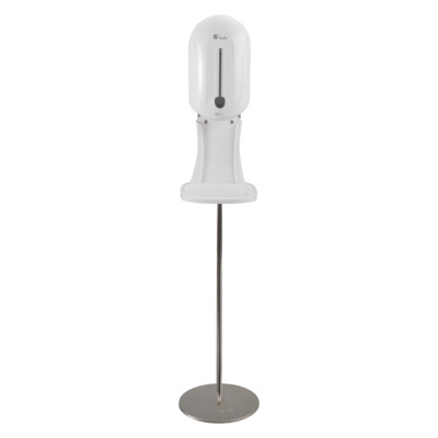 1100ml Automatic No-Touch Infrared Liquid/Gel Hand Soap Dispenser w/ Floor Stand
