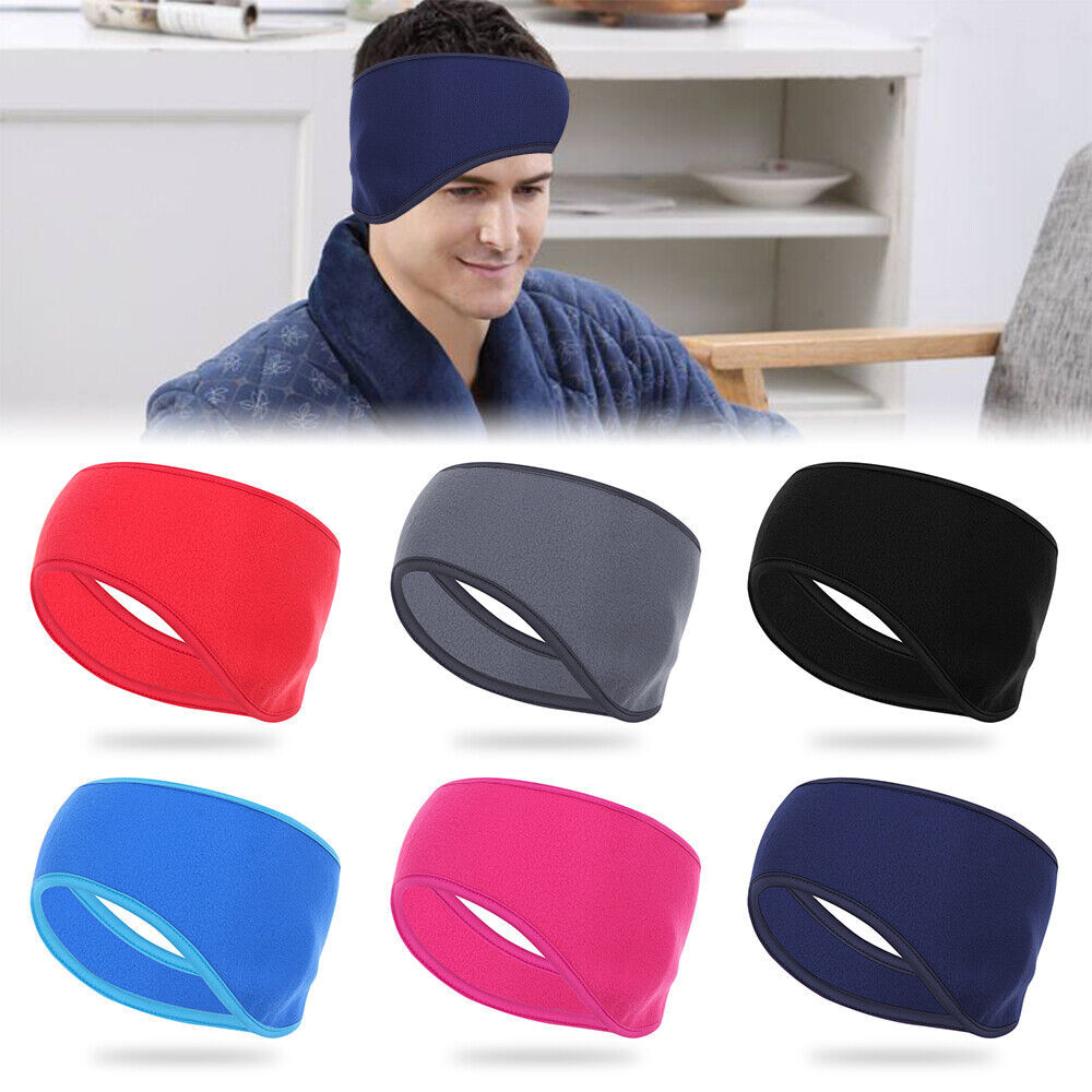 Ear Warmer Headband For Running & Winter - Fleece Ear Cover Headband For Men And Women
