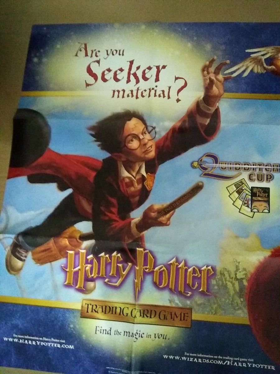 ハリーポッター　カードゲーム　ポスター Harry Potter TCG Promo poster Wizards of the Coast 22 x 28